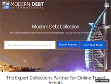 Tablet Screenshot of modern-debt.com
